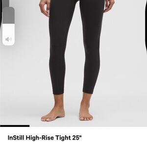 Lululemon Navy InStill High-Rise Tights 25’